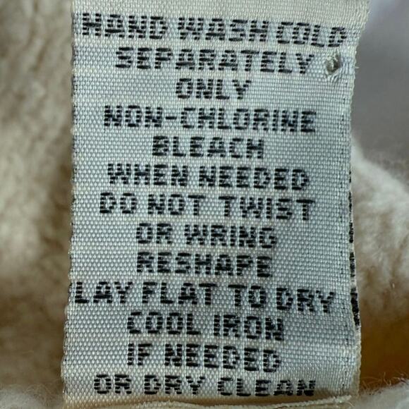 Anthropologie Moth Ivory Wool Belted Cardigan Sweater Women’s Medium - Picture 6 of 8